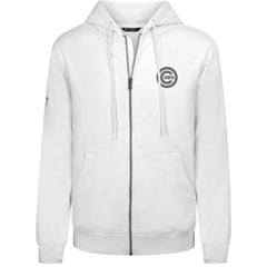 Chicago Cubs Levelwear Podium Banner Arch Full-Zip Hoodie White