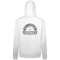 St. Louis Cardinals Levelwear Podium Banner Arch Full-Zip Hoodie White