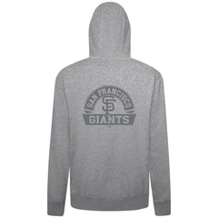 San Francisco Giants Levelwear Podium Banner Arch Full-Zip Hoodie Heather Gray