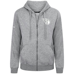 Cleveland Guardians Levelwear Podium Banner Arch Full-Zip Hoodie Heather Gray