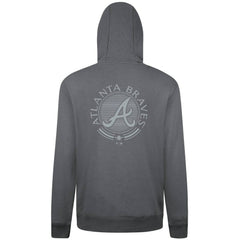 Atlanta Braves Levelwear Podium Valiant Hoodie Gray