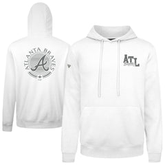 Atlanta Braves Levelwear Podium Valiant Hoodie White