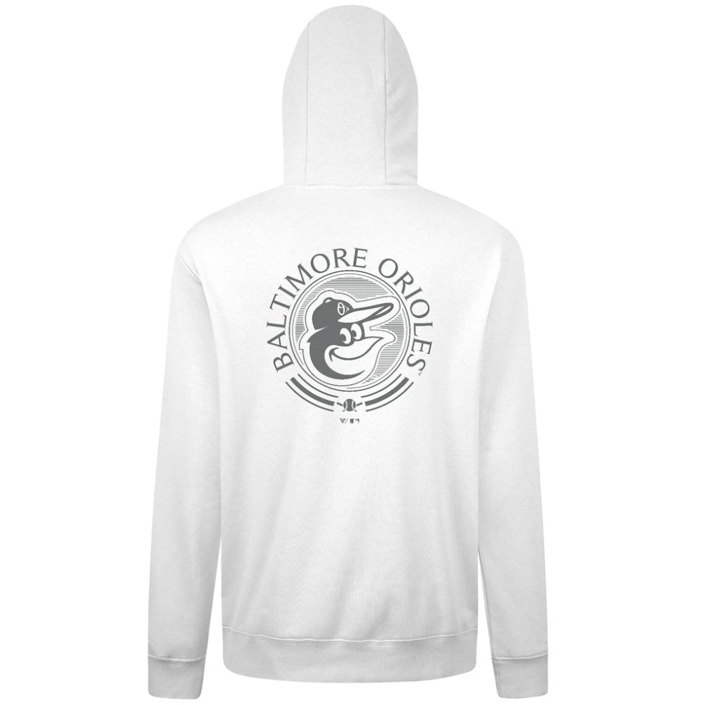 Baltimore Orioles Levelwear Podium Grain Hoodie White
