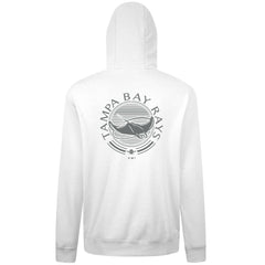 Tampa Bay Rays Levelwear Podium Grain Hoodie White