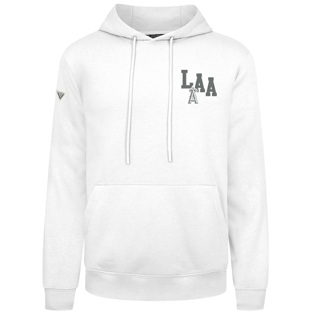 Los Angeles Angels Levelwear Podium Grain Hoodie White