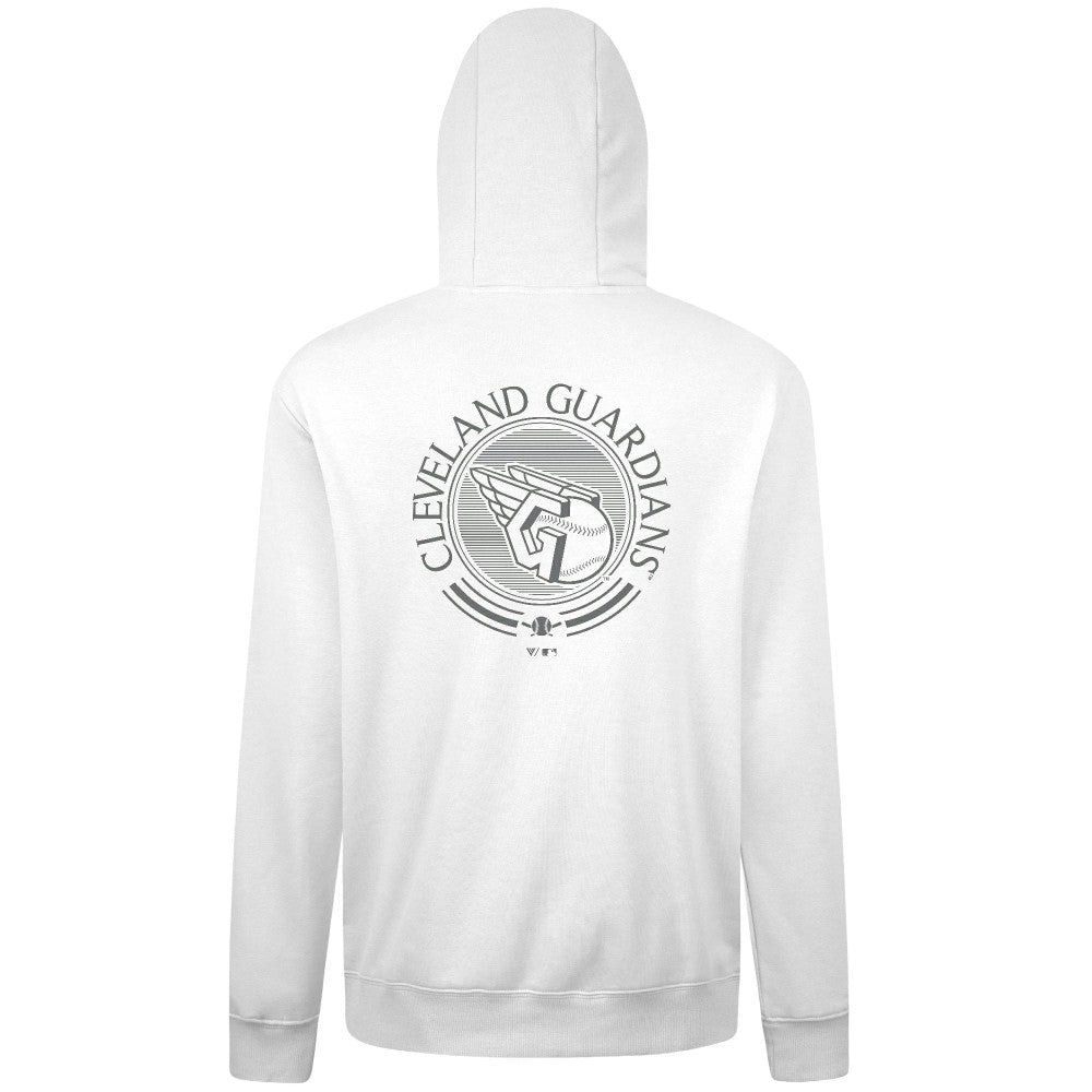 Cleveland Guardians Levelwear Podium Grain Hoodie White