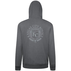 Kansas City Royals Levelwear Podium Grain Hoodie Gray