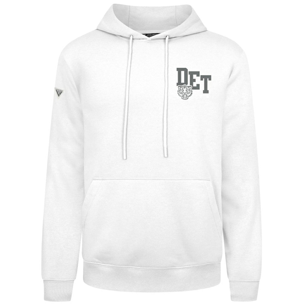 Detroit Tigers Levelwear Podium Grain Hoodie White