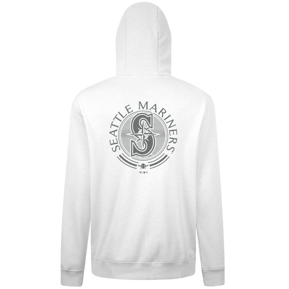 Seattle Mariners Levelwear Podium Grain Hoodie White