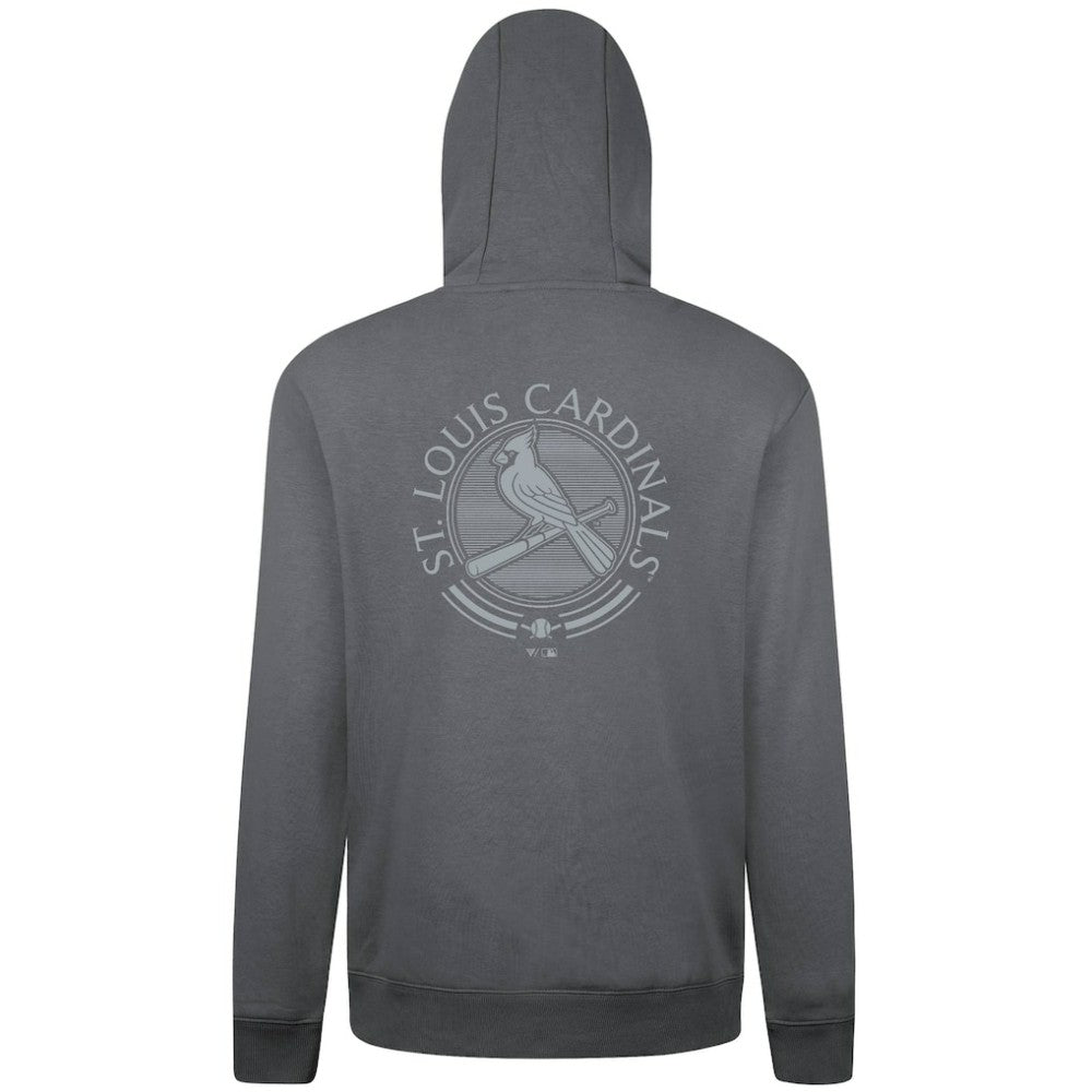 St. Louis Cardinals Levelwear Podium Grain Hoodie Gray