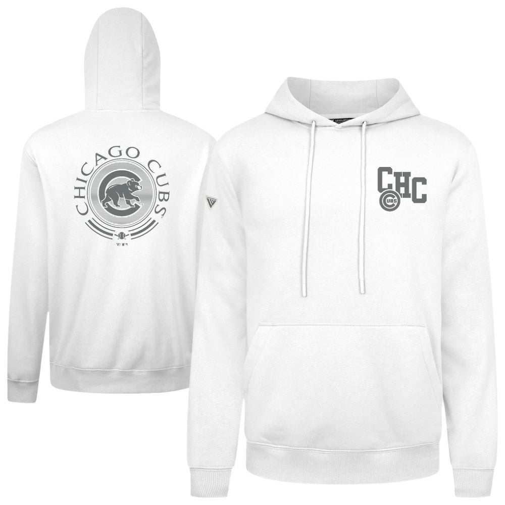 Chicago Cubs Levelwear Podium Grain Hoodie White
