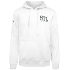 St. Louis Cardinals Levelwear Podium Grain Hoodie White