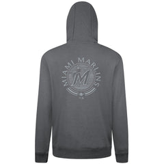 Miami Marlins Levelwear Podium Grain Hoodie Gray