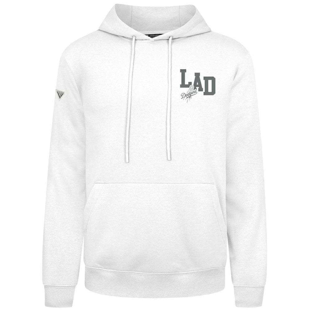 Los Angeles Dodgers Levelwear Podium Grain Hoodie White