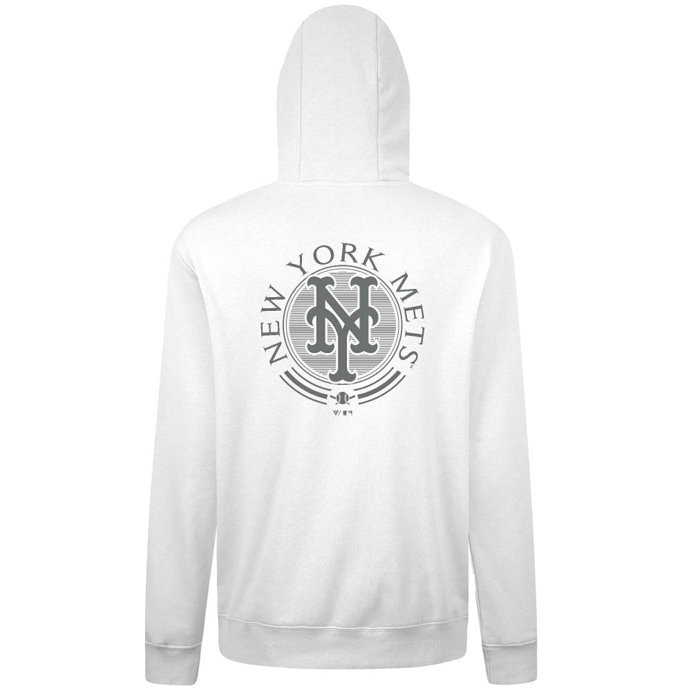 New York Mets Levelwear Podium Grain Hoodie White