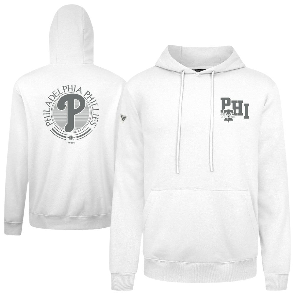 Philadelphia Phillies Levelwear Podium Grain Hoodie White