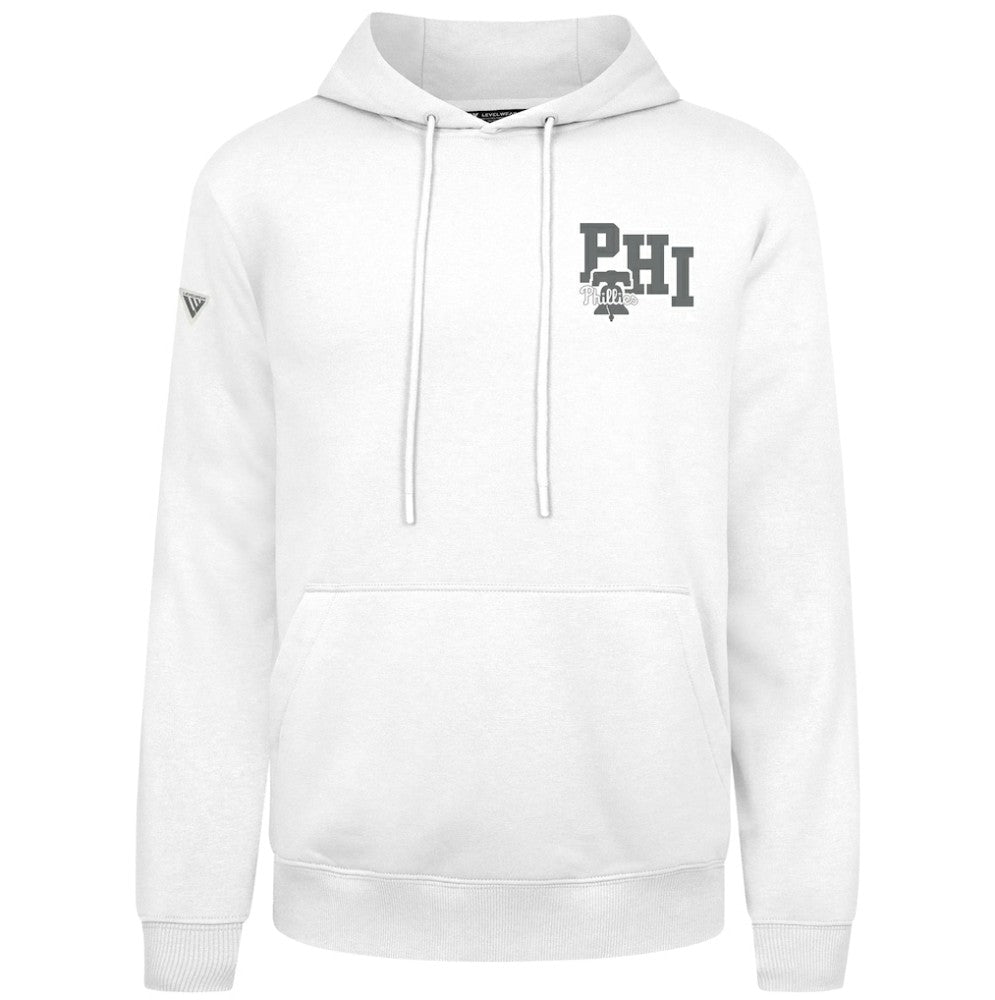 Philadelphia Phillies Levelwear Podium Grain Hoodie White