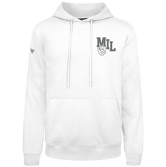 Milwaukee Brewers Levelwear Podium Grain Hoodie White