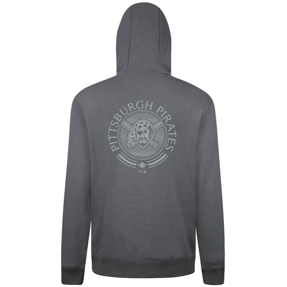 Pittsburgh Pirates Levelwear Podium Grain Hoodie Gray