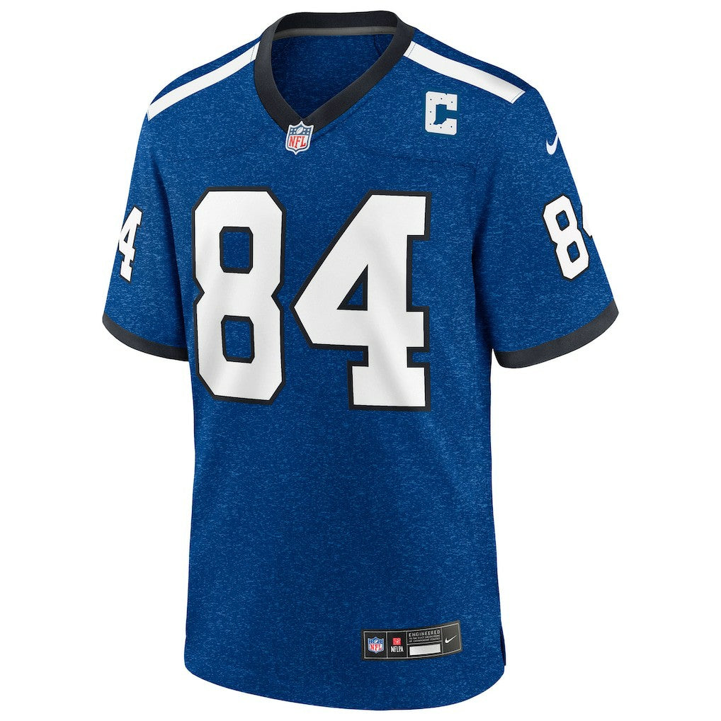 Tyler Warren Indianapolis Colts Alternate 2 Indiana Nights Game Jersey - Heather Royal