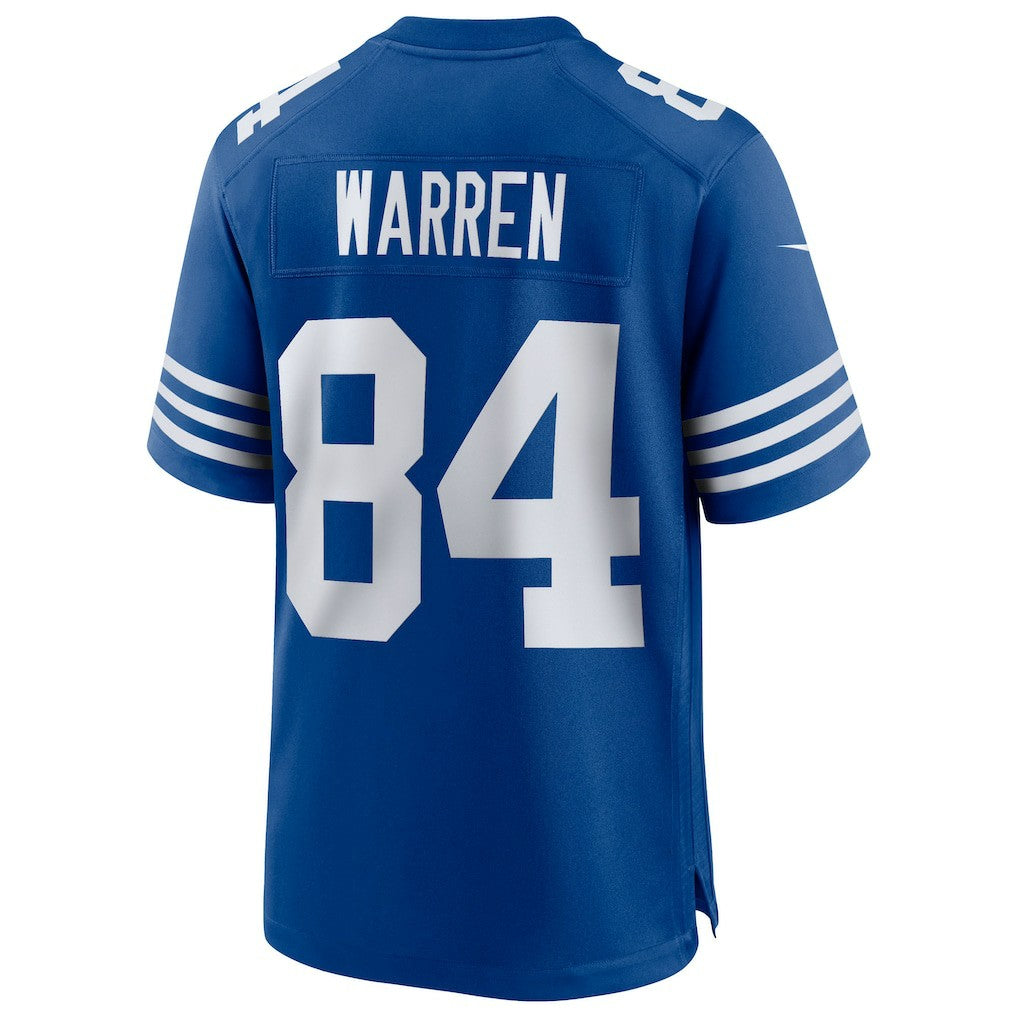 Tyler Warren Indianapolis Colts Alternate Game Jersey - Royal