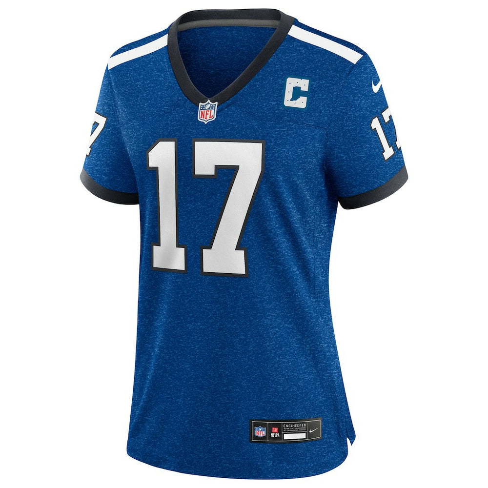 Daniel Jones Indianapolis Colts Women's Alternate 2 Indiana Nights Game Jersey - Heather Royal