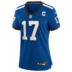 Daniel Jones Indianapolis Colts Women's Alternate 2 Indiana Nights Game Jersey - Heather Royal