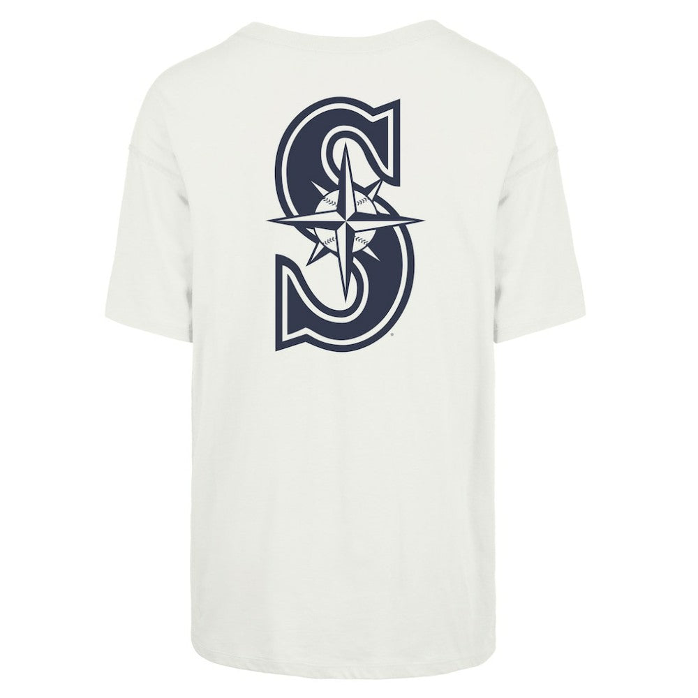 Seattle Mariners Women's Show Off Boyfriend T-Shirt White | 47 brand
