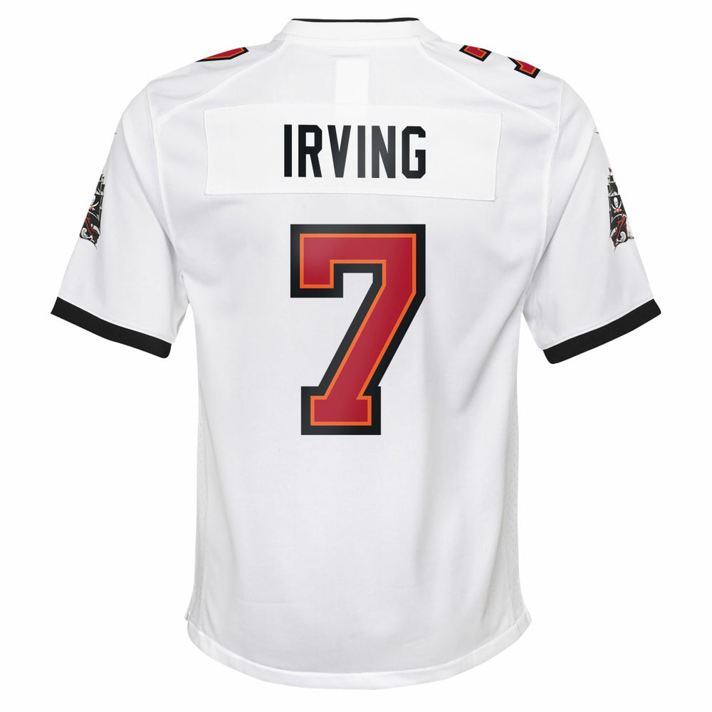 Bucky Irving Tampa Bay Buccaneers Youth White Game Jersey - White