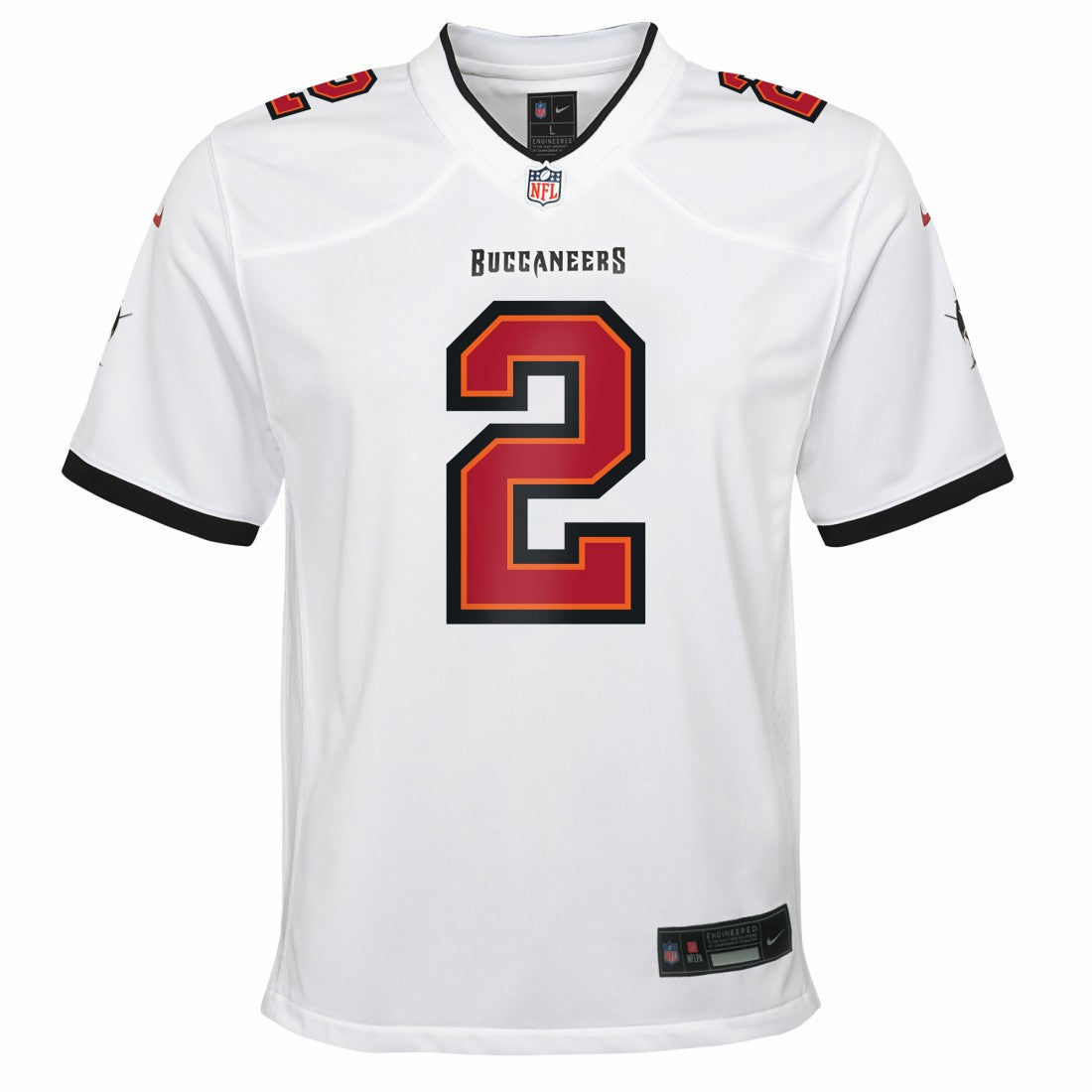 Emeka Egbuka Tampa Bay Buccaneers Youth White Game Jersey - White