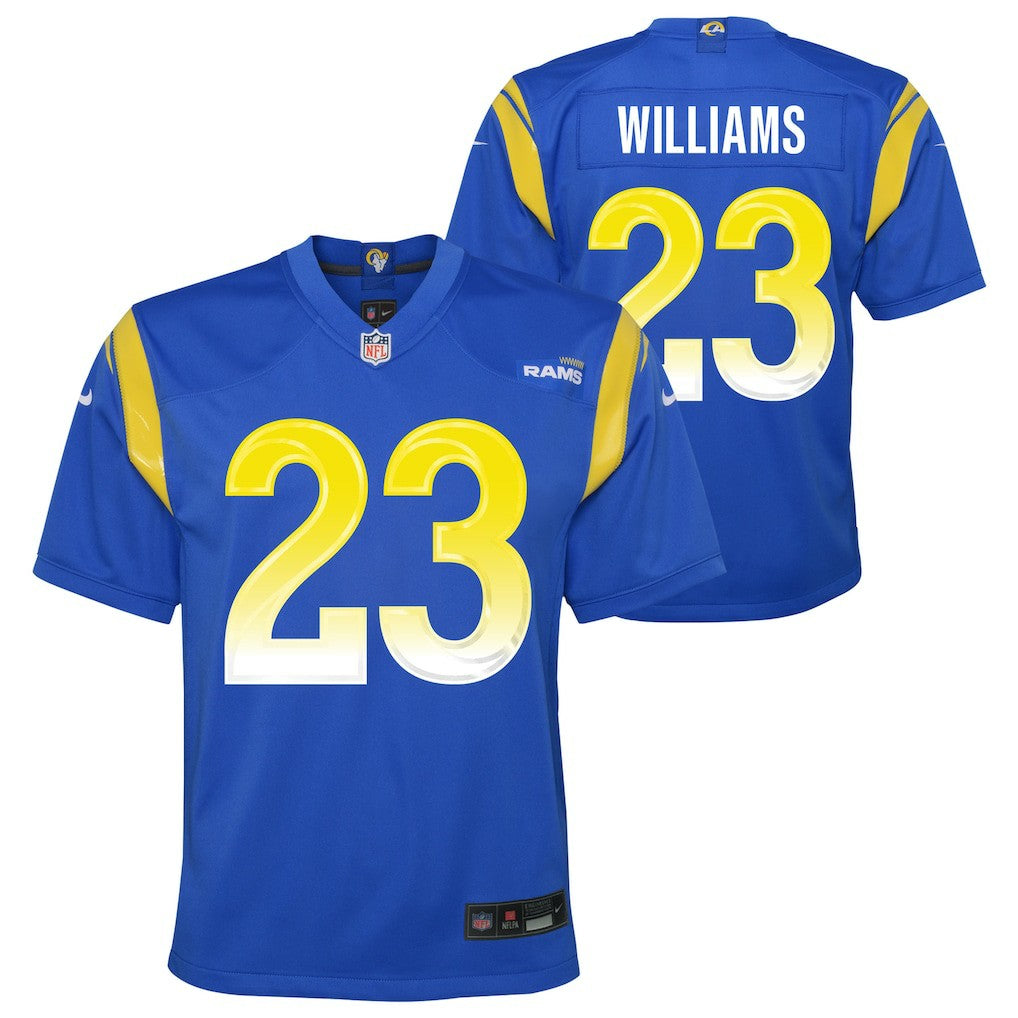 Kyren Williams Los Angeles Rams Youth Team Game Jersey - Royal