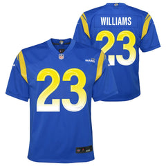Kyren Williams Los Angeles Rams Youth Team Game Jersey - Royal