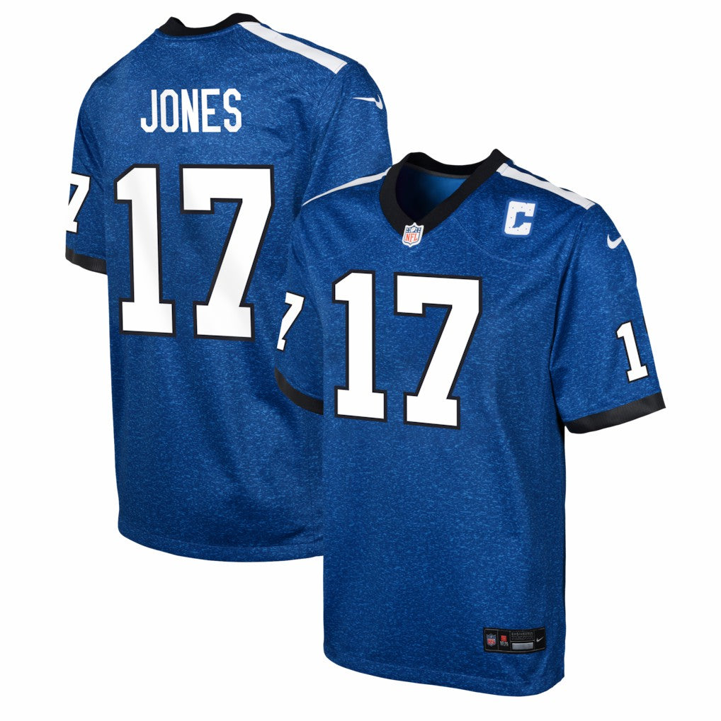 Daniel Jones Indianapolis Colts Youth Alternate 2 Game Jersey - Royal