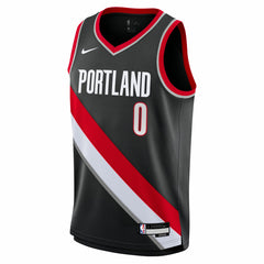 Damian Lillard Portland Trail Blazers Youth Swingman Jersey - Icon Edition - Black