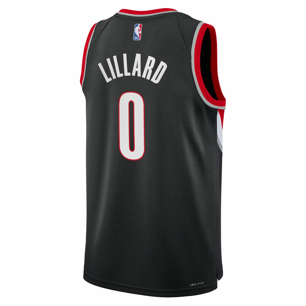 Damian Lillard Portland Trail Blazers Youth Swingman Jersey - Icon Edition - Black