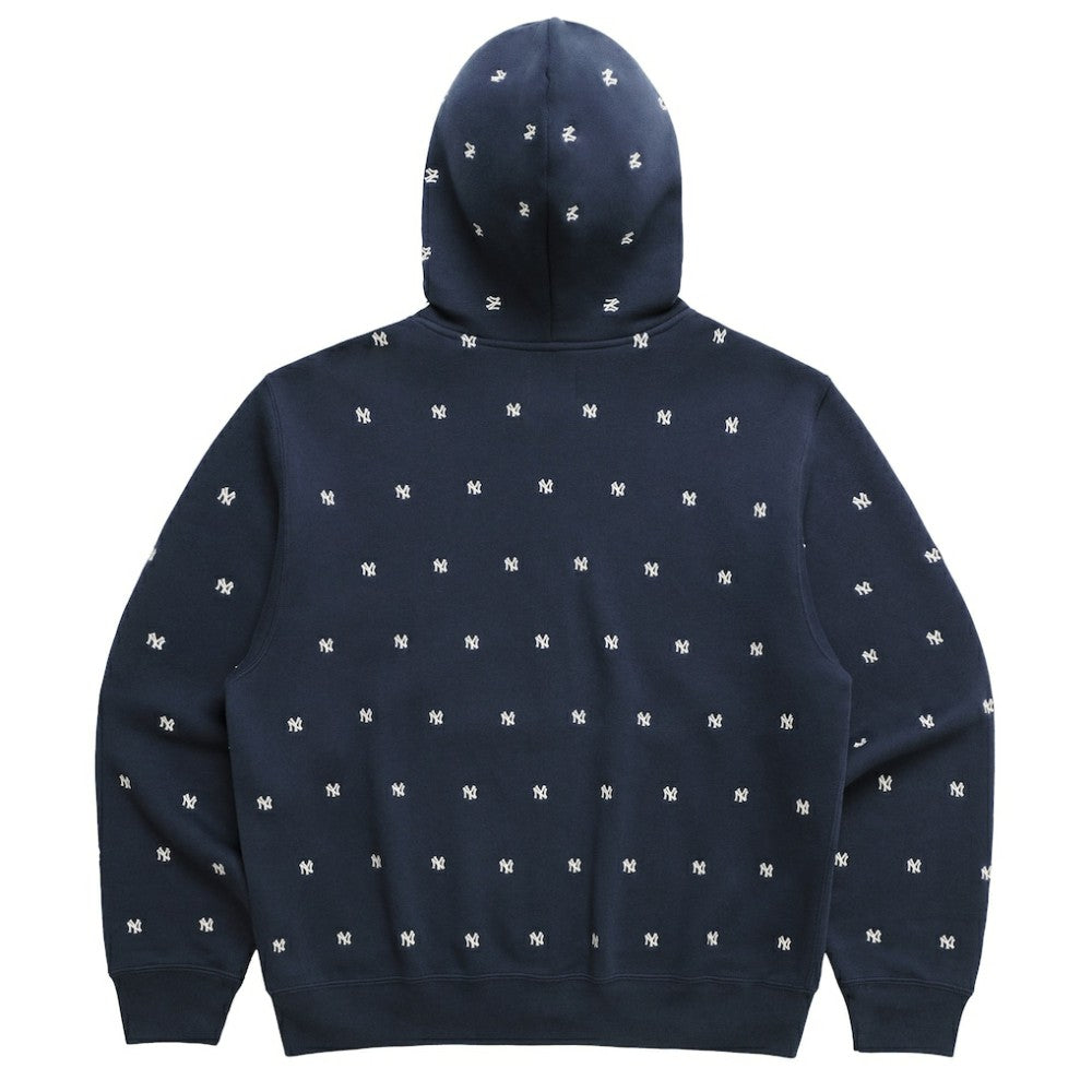 New York Yankees Madhappy Unisex All Over Fleece Full-Zip Hoodie Navy