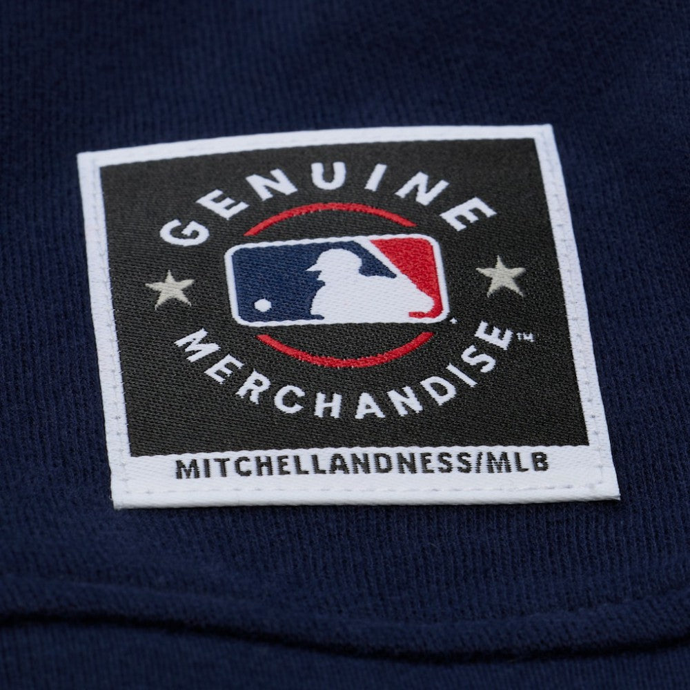 Atlanta Braves Women's Script Sweatshirt Navy | Mitchell & Ness
