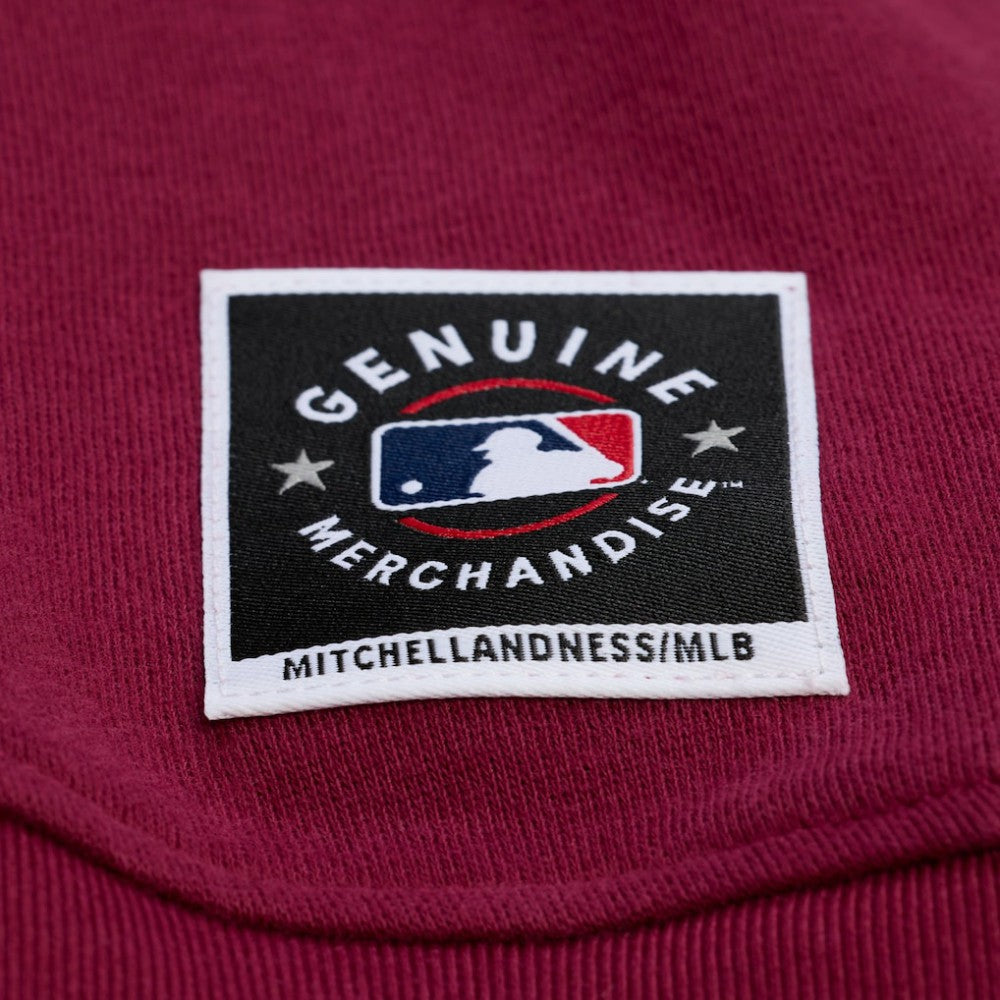 Philadelphia Phillies Women's Script Sweatshirt Burgundy | Mitchell & Ness