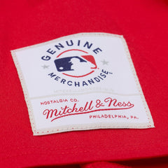 Los Angeles Angels Women's Pep Rally Cropped Boxy T-Shirt Red | Mitchell & Ness