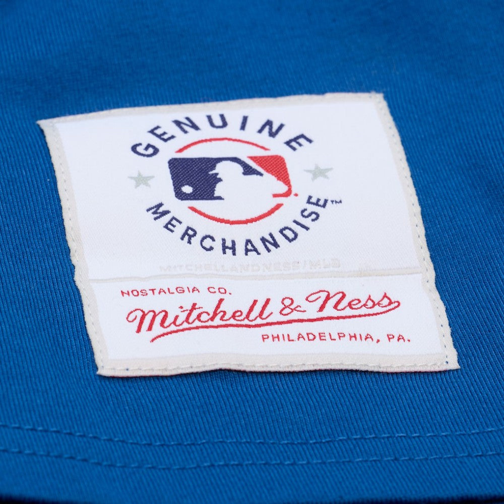 Chicago Cubs Women's Pep Rally Cropped Boxy T-Shirt Royal | Mitchell & Ness