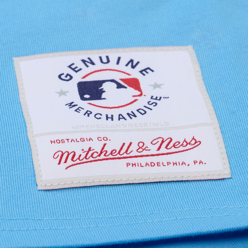 Kansas City Royals Women's Pep Rally Cropped Boxy T-Shirt Light Blue | Mitchell & Ness