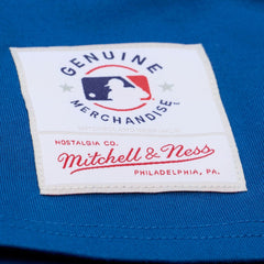 Los Angeles Dodgers Women's Pep Rally Cropped Boxy T-Shirt Royal | Mitchell & Ness