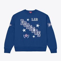 Los Angeles Dodgers Women's Pep Rally Sweatshirt Royal | Mitchell & Ness