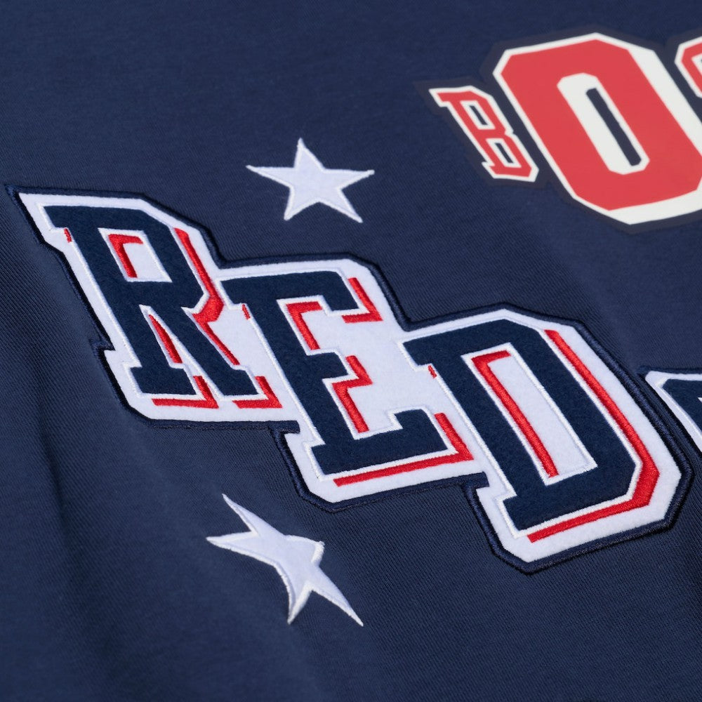 Boston Red Sox Women's Pep Rally Sweatshirt Navy | Mitchell & Ness