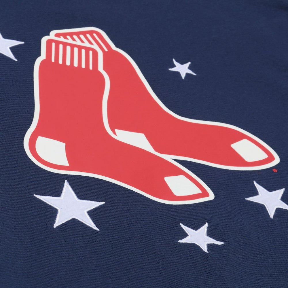 Boston Red Sox Women's Pep Rally Sweatshirt Navy | Mitchell & Ness
