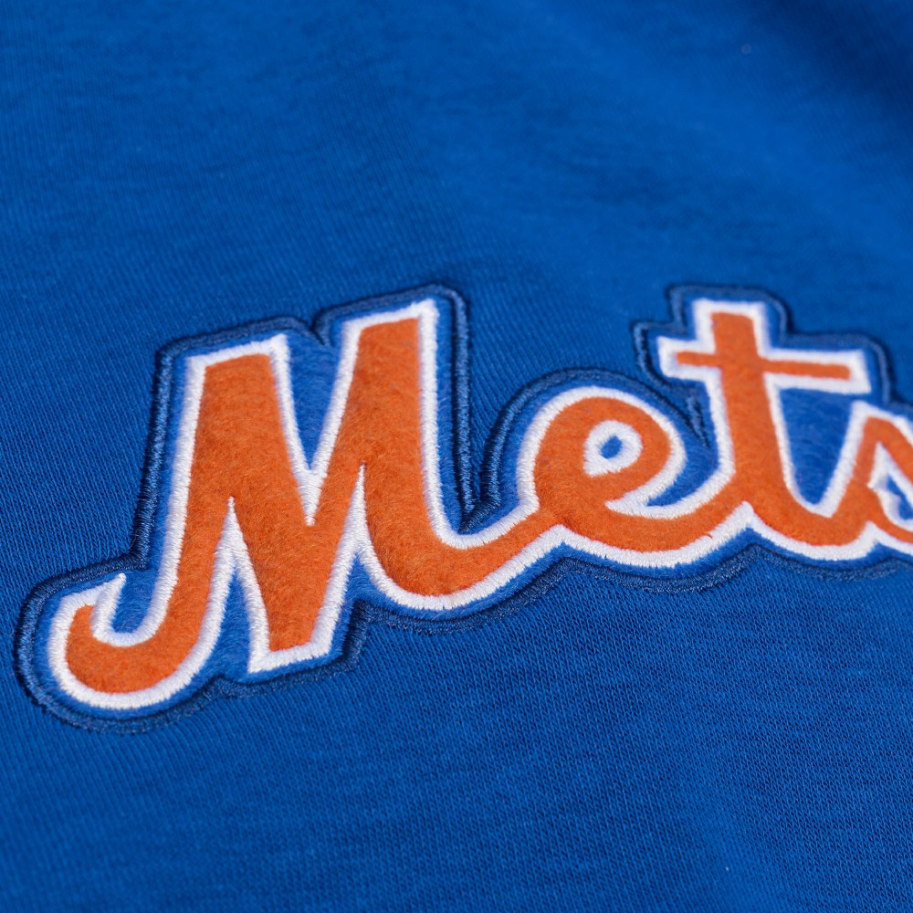 New York Mets Women's Pep Rally Sweatshirt Royal | Mitchell & Ness