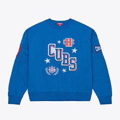 Chicago Cubs Women's Pep Rally Sweatshirt Royal | Mitchell & Ness