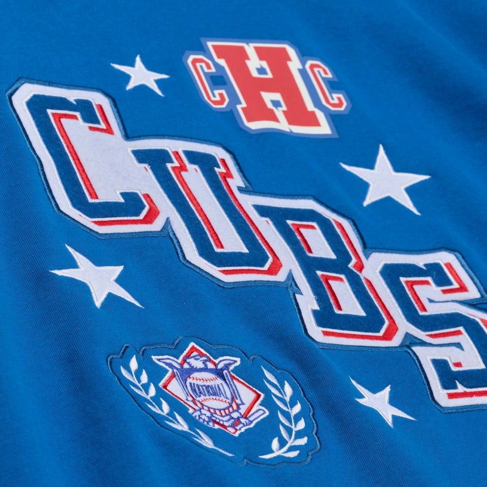 Chicago Cubs Women's Pep Rally Sweatshirt Royal | Mitchell & Ness