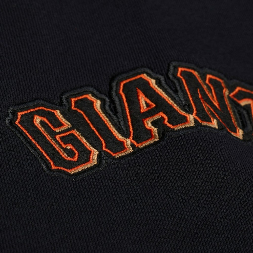 San Francisco Giants Women's Pep Rally Sweatshirt Black | Mitchell & Ness