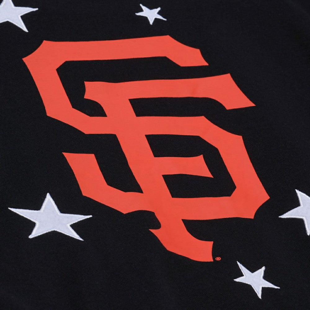 San Francisco Giants Women's Pep Rally Sweatshirt Black | Mitchell & Ness
